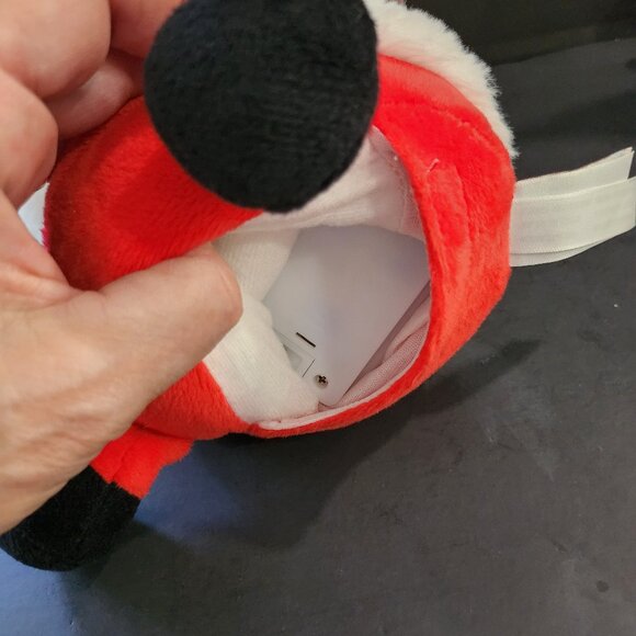 Cuddle Barn, Caroling Cutie's Santa Claus Plush Christmas Decoration Gift - Picture 10 of 10